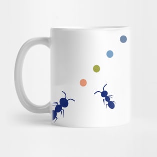 Rainbow ants Mug